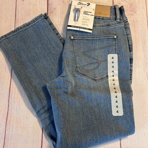 Seven7 Tummyless High Rise Ankle Straight Jeans women's size 4 MY10363DE